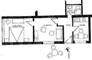Grundriss Appartement 2