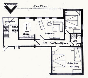 Grundriss Appartement 3
