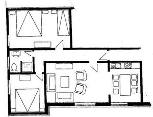 Grundriss Appartement 8